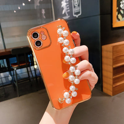 Funda para Teléfono con Pulsera de Perlas - Protección Premium 6D - Image 4