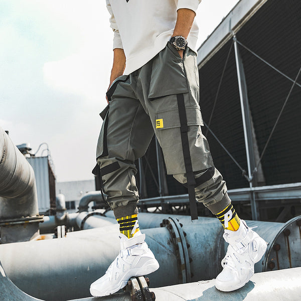 Overoles para Hombre Tendencia Actual Multibolsillos
