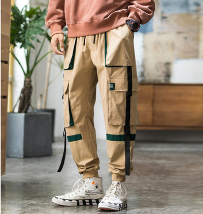 Overoles para Hombre Tendencia Actual Multibolsillos - Image 5