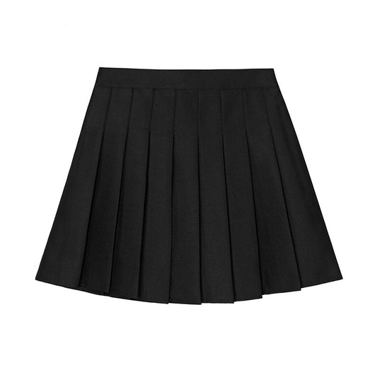Falda Corta Estilo Universitario - Media Pierna