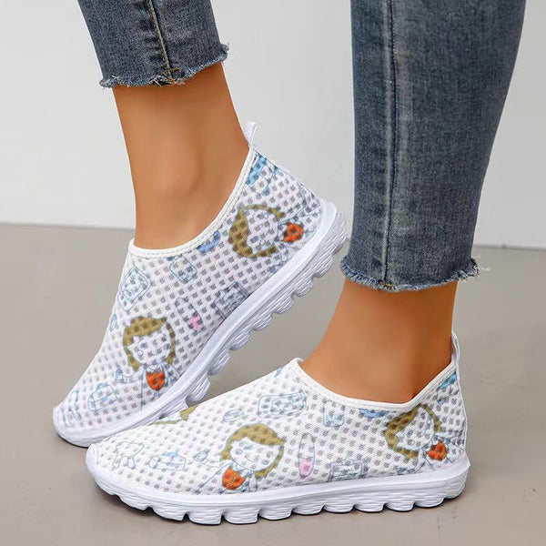 Zapatos Casuales Cómodos Talla Grande con Malla Transpirable