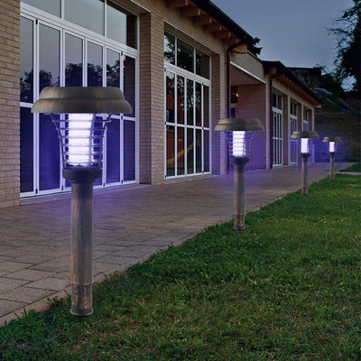 Lámpara Antimosquitos Solar con LED - Repelente Ecológico