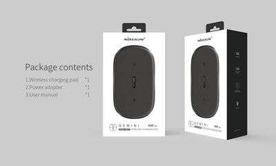Cargador Inalámbrico Dual Nelkin Gemini de Carga Rápida - Image 9