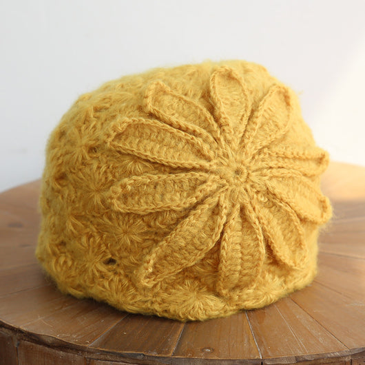 Gorro de Lana Tejido a Mano para Mujer