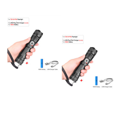 Linterna LED Zoom P50 con Carga USB - Image 20