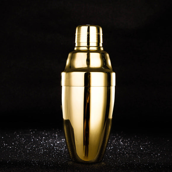Coctelera Japonesa de Acero Inoxidable - Set Profesional de Barman 3 Piezas
