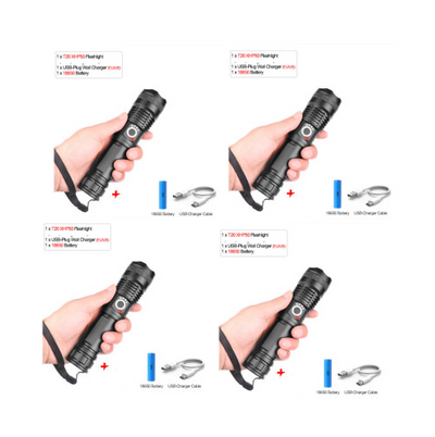 Linterna LED Zoom P50 con Carga USB - Image 22