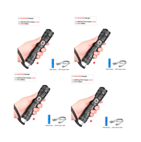 Linterna LED Zoom P50 con Carga USB - Image 22