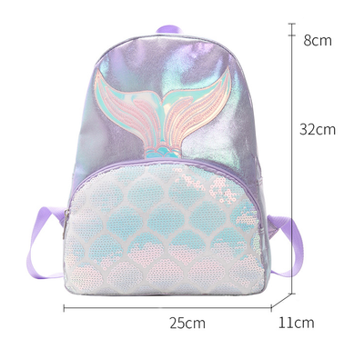 Mochila Escolar Coreana con Diseño Láser Cola de Pez - Bolsa de Viaje Versátil - Image 6