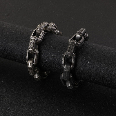 Pulsera Titanio Estilo Punk Retro - Diseño Europeo para Hombres - Image 9