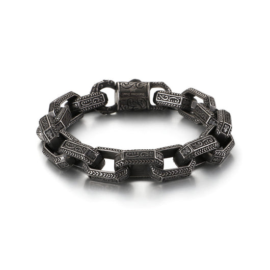 Pulsera Titanio Estilo Punk Retro - Diseño Europeo para Hombres - Image 7