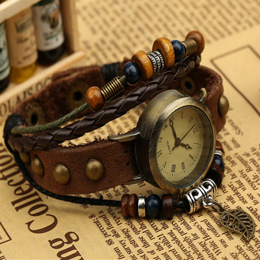 Reloj Pulsera Vintage de Cuero Genuino - Image 6