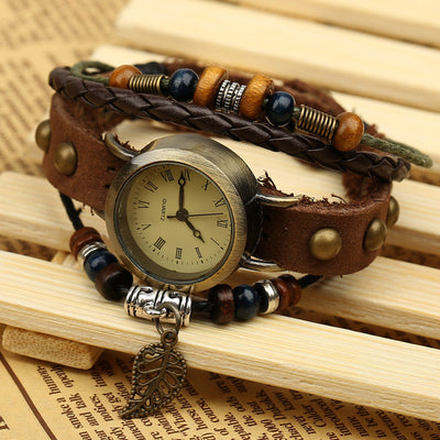 Reloj Pulsera Vintage de Cuero Genuino - Image 9