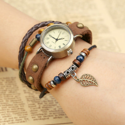 Reloj Pulsera Vintage de Cuero Genuino - Image 8
