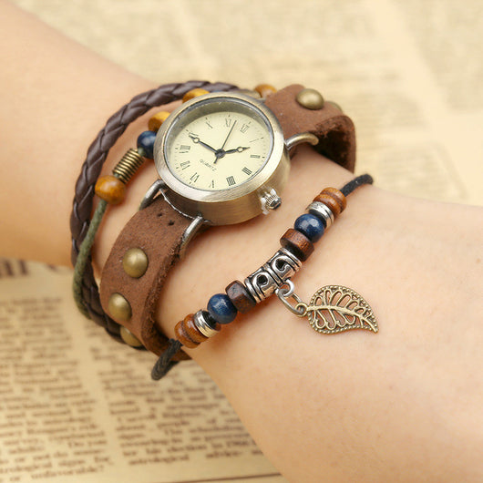 Reloj Pulsera Vintage de Cuero Genuino - Image 8