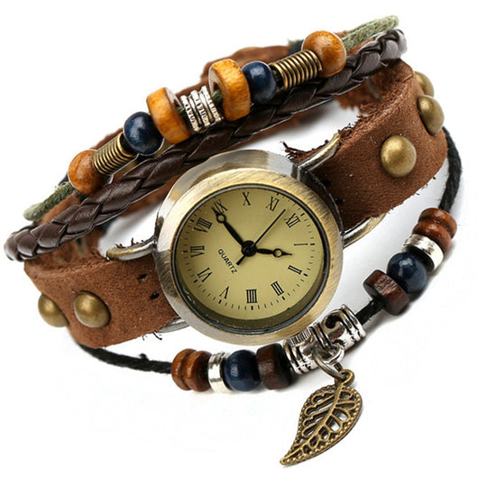 Reloj Pulsera Vintage de Cuero Genuino - Image 5