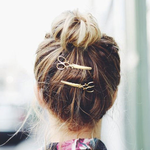 Pasador de Cabello Diseño Tijeras para Mujeres, Damas y Niñas - Image 2
