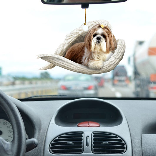 Colgante de Auto Ángel Perro Dormido - Adorno Decorativo de Acrílico para Puertas - Image 24