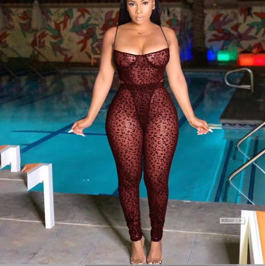 Conjunto Jumpsuit Transparente Sensual de 2 Piezas para Mujer - Image 7