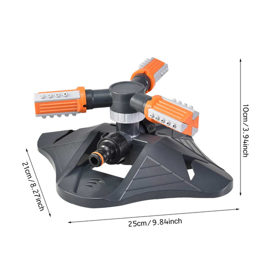Aspersor Giratorio 360° de 3 Brazos para Riego Automático de Jardines - Image 13