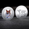 Moneda Conmemorativa Shiba Inu 3D con Relieve en Relieve - Moneda Virtual Digital de Colección