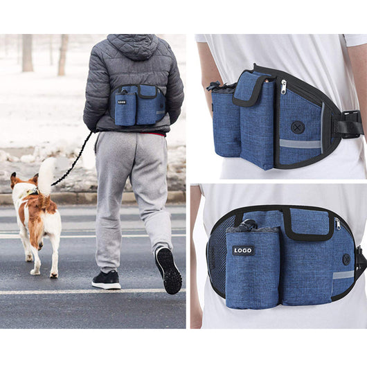 Correa para Perro con Cinturón Manos Libres - Bolsa de Almacenamiento para Paseos y Running - Image 3