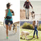Correa para Perro con Cinturón Manos Libres - Bolsa de Almacenamiento para Paseos y Running