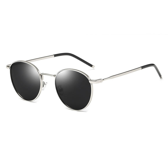 Gafas de Sol Retro Polarizadas con Marco Redondo para Mujer