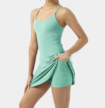 Falda de Tenis Elástica Multicolor de Secado Rápido - Image 13
