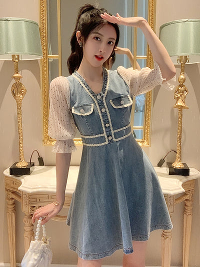 Vestido Falda Denim Ligero para Mujer - Estilo Verano - Image 7
