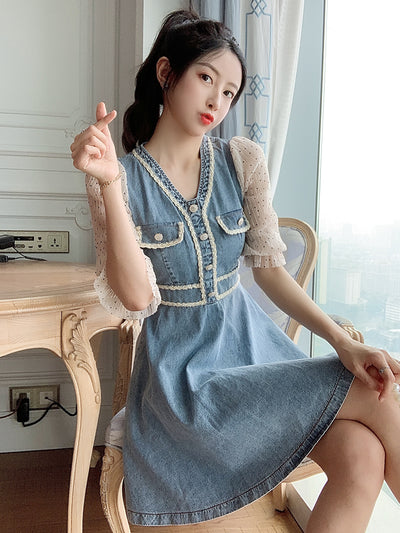 Vestido Falda Denim Ligero para Mujer - Estilo Verano - Image 4