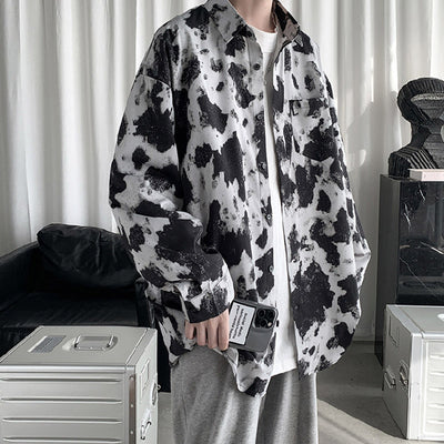 Camisa Hombre Tie Dye Estampado Vaca - Image 7