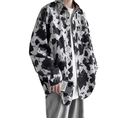 Camisa Hombre Tie Dye Estampado Vaca - Image 3