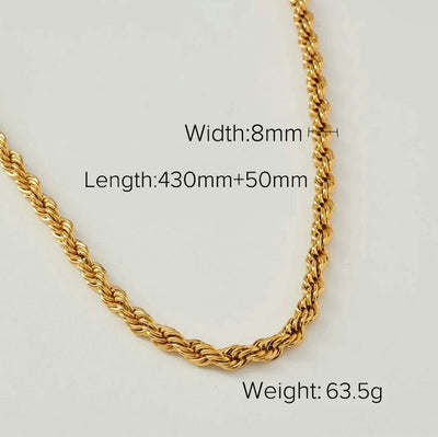 Collar Cadena Retorcida Romeo - Image 9