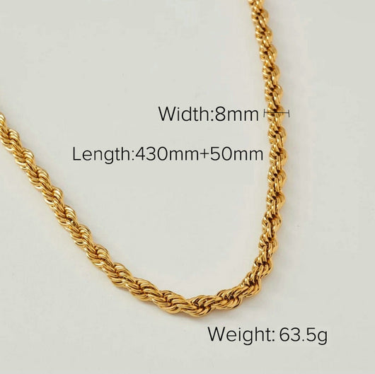 Collar Cadena Retorcida Romeo - Image 9