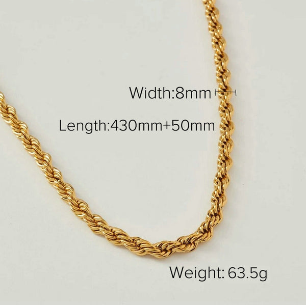 Collar Cadena Retorcida Romeo - Image 2