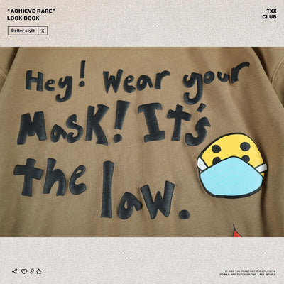 Sudadera Oversized Smiley Love Tide - Estilo Hip-hop Relajado - Image 11