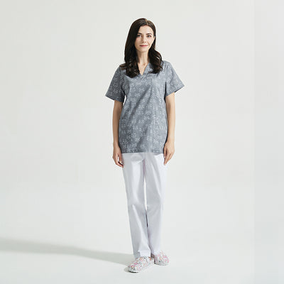 Uniforme de Spa y Salón de Belleza con Estampado Infantil en Algodón - Image 16