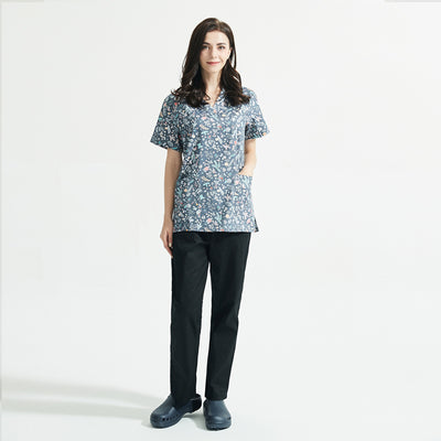 Uniforme de Spa y Salón de Belleza con Estampado Infantil en Algodón - Image 10
