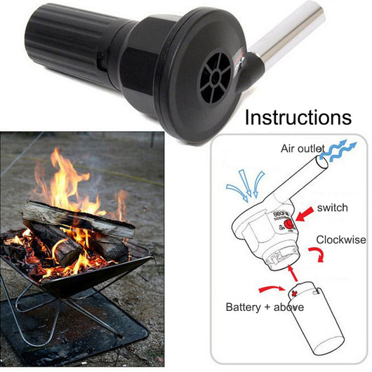 Ventilador Eléctrico Portátil para Asados y Camping - Image 9