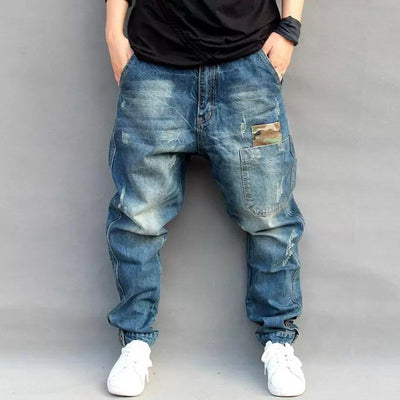 Pantalones Harem Denim Street Style - Image 7