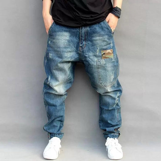 Pantalones Harem Denim Street Style - Image 7