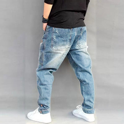 Pantalones Harem Denim Street Style - Image 10