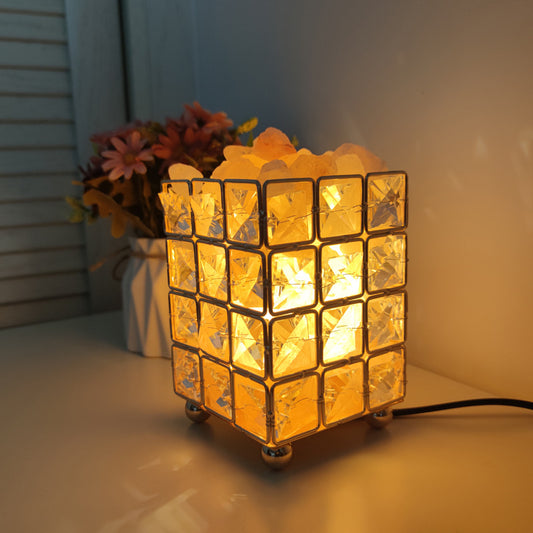 Lámpara de Mesa LED Cristal Moderna Minimalista para Dormitorio
