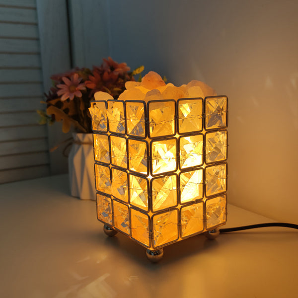 Lámpara de Mesa LED Cristal Moderna Minimalista para Dormitorio