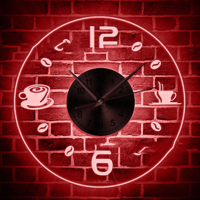 Reloj de Pared Colgante Acrílico Transparente con Luces LED Coloridas - Image 4