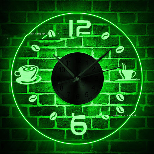 Reloj de Pared Colgante Acrílico Transparente con Luces LED Coloridas - Image 5