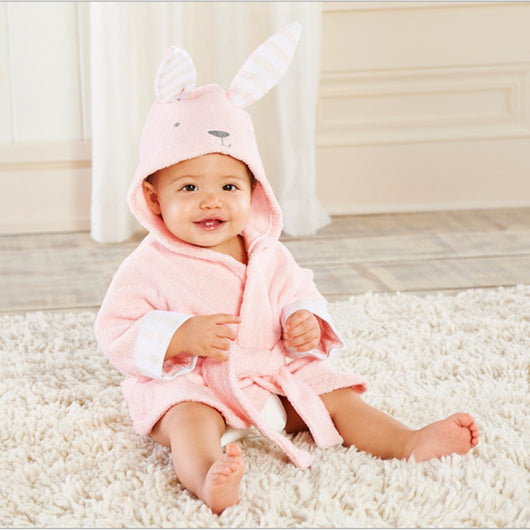 Bata de Baño Infantil con Capucha - Toalla Modelo Animales Lindos en Algodón - Image 5