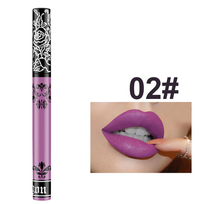 Brillo Labial Mate Tatuaje Resistente al Agua Sin Transferencia - Image 2