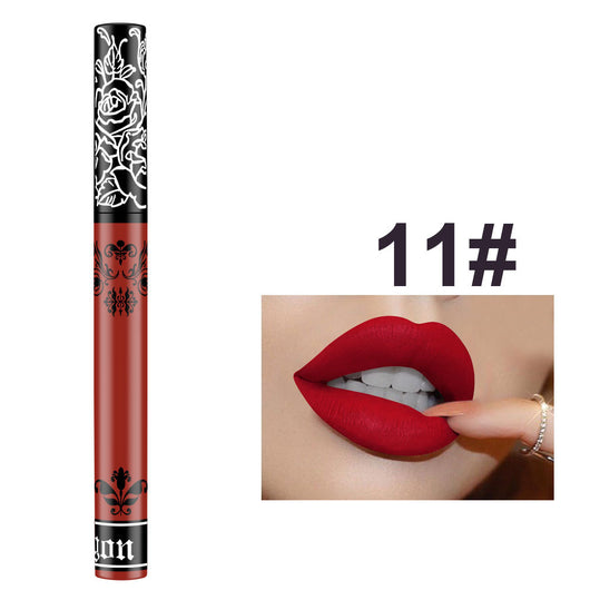 Brillo Labial Mate Tatuaje Resistente al Agua Sin Transferencia - Image 11